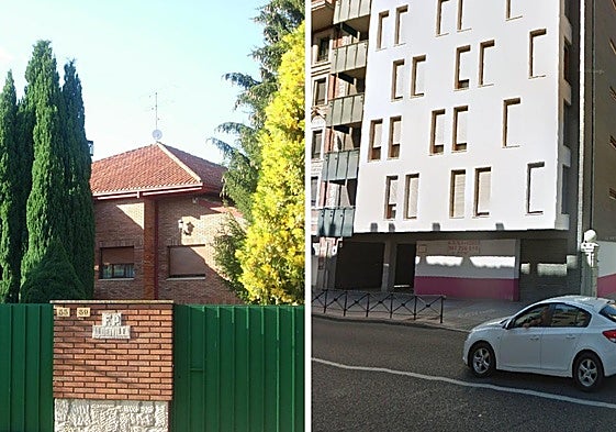 El chalé y el bajo comercial que se subastan en León.