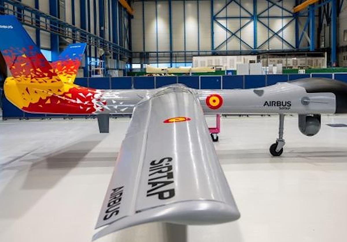 Dron Sirtap del ministerio de Defensa.