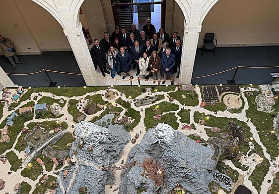 Vista aérea del nacimiento.