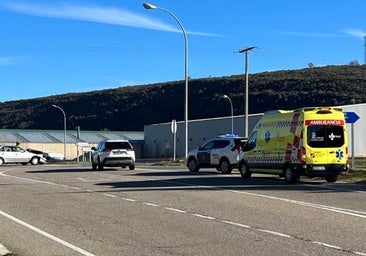 Herido un hombre de 35 años tras una colisión en un pueblo de León
