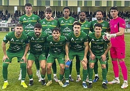 Once del Atlético Astorga en Segovia.