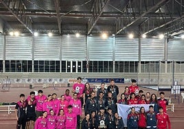 Imagen de los clubes del podio.