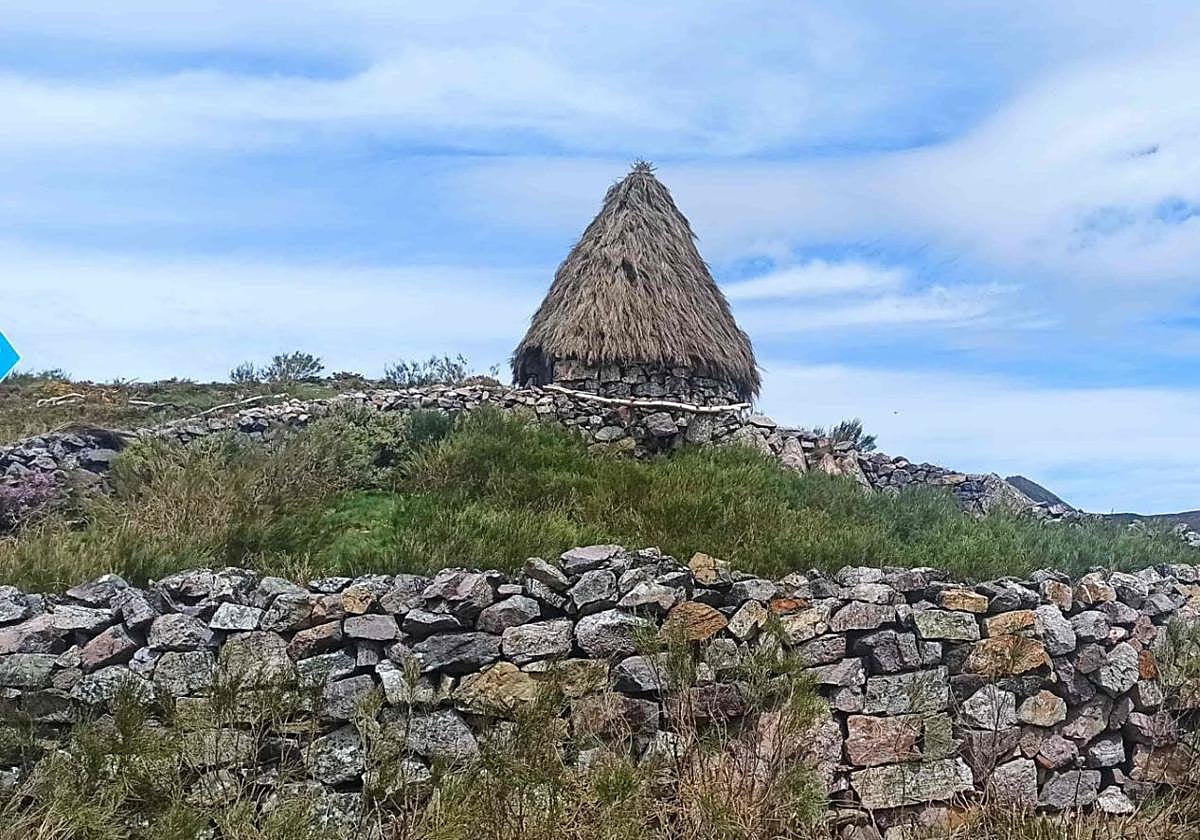 Una braña en la provincia de León.