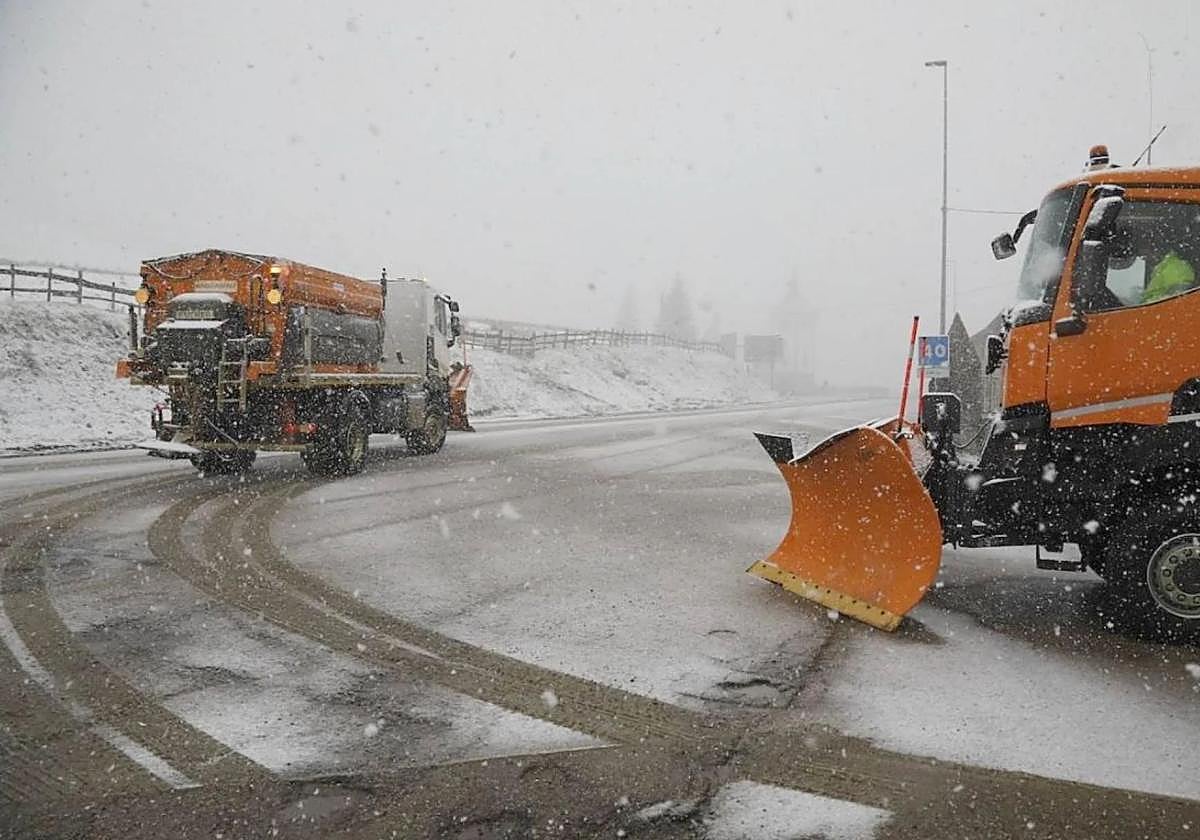 La alerta por nevadas vuelve a León