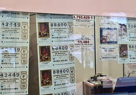 Administración de Lotería que tuvo consignado el número.