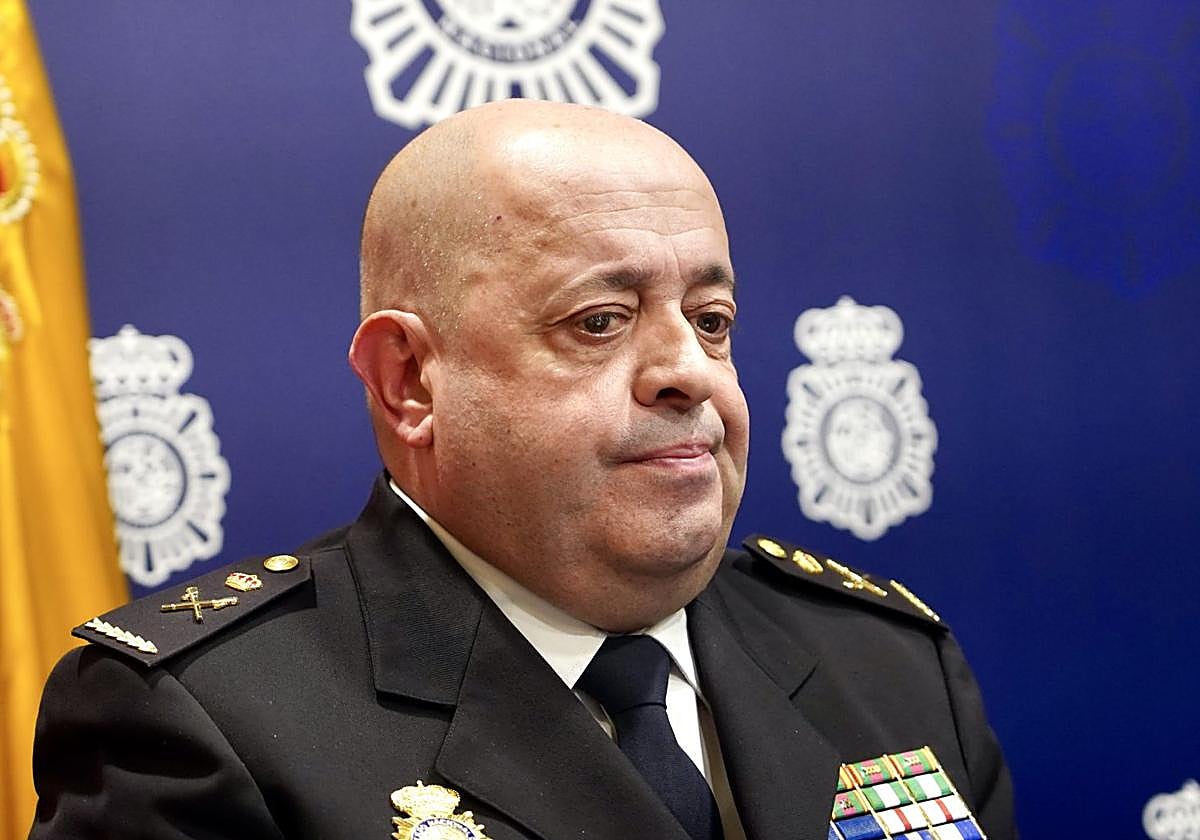 El jefe Superior de la Policía Nacional en Castilla y León, Juan Carlos Hernández Muñoz.