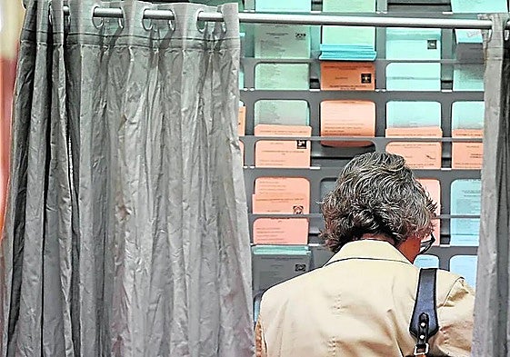 Votación en España.