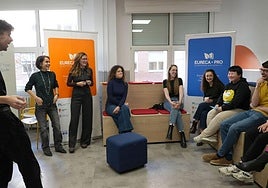 Reunión de estudiantes europeos.