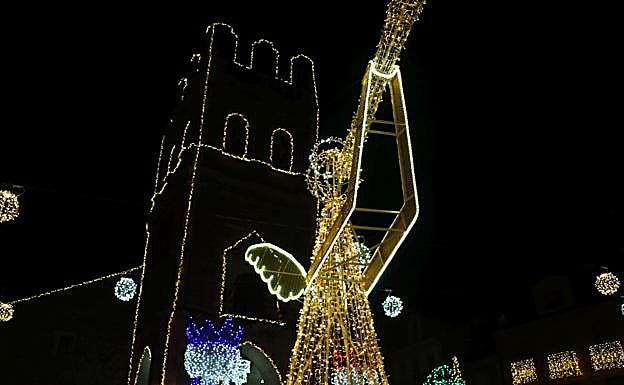 Iluminación navideña en La Bañeza