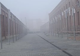 Niebla en las calles de León.