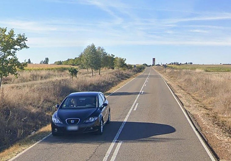 Un joven herido tras volcar con su coche en una carretera de la provincia