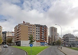 Lugar aproximado del accidente en la calle Cruz Roja, en León capital.