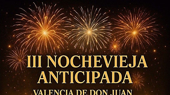 Valencia de Don Juan celebra la III edición de la Nochevieja Anticipada