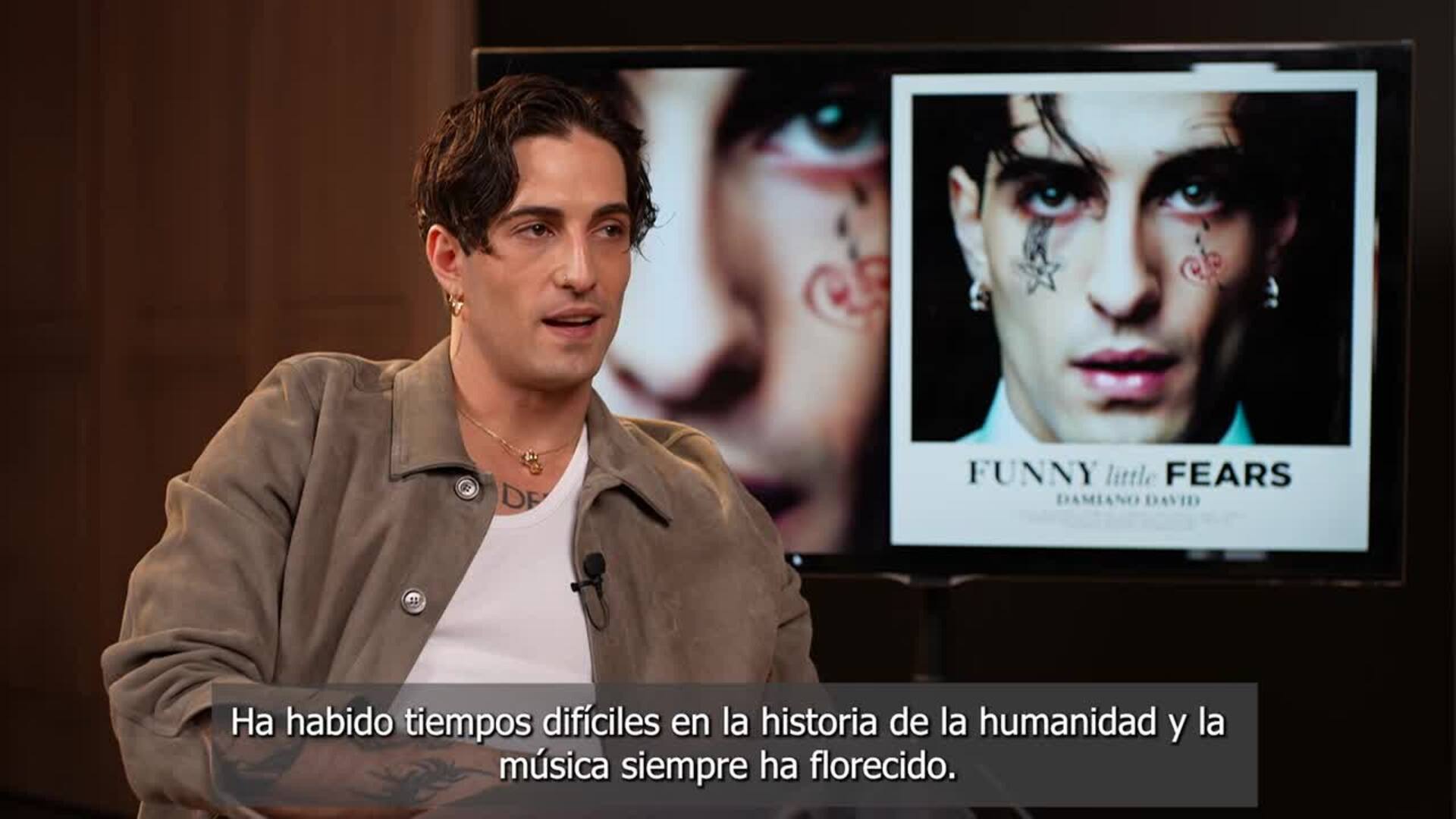 Damiano David (Maneskin) sobre Trump: "Ha habido tiempos más duros en la historia"