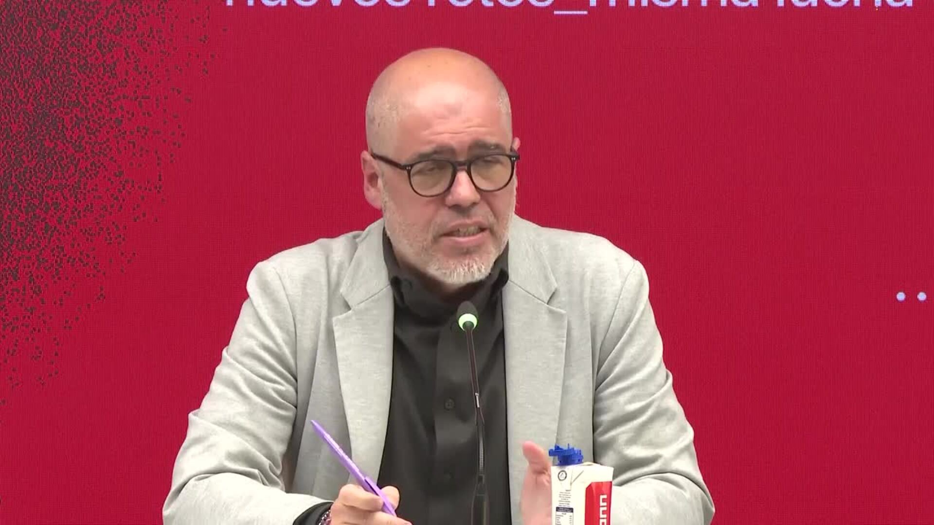 Sordo pide al Gobierno que no negocie cualquier cosa con Junts y ponga "pie en pared" con 37,5h