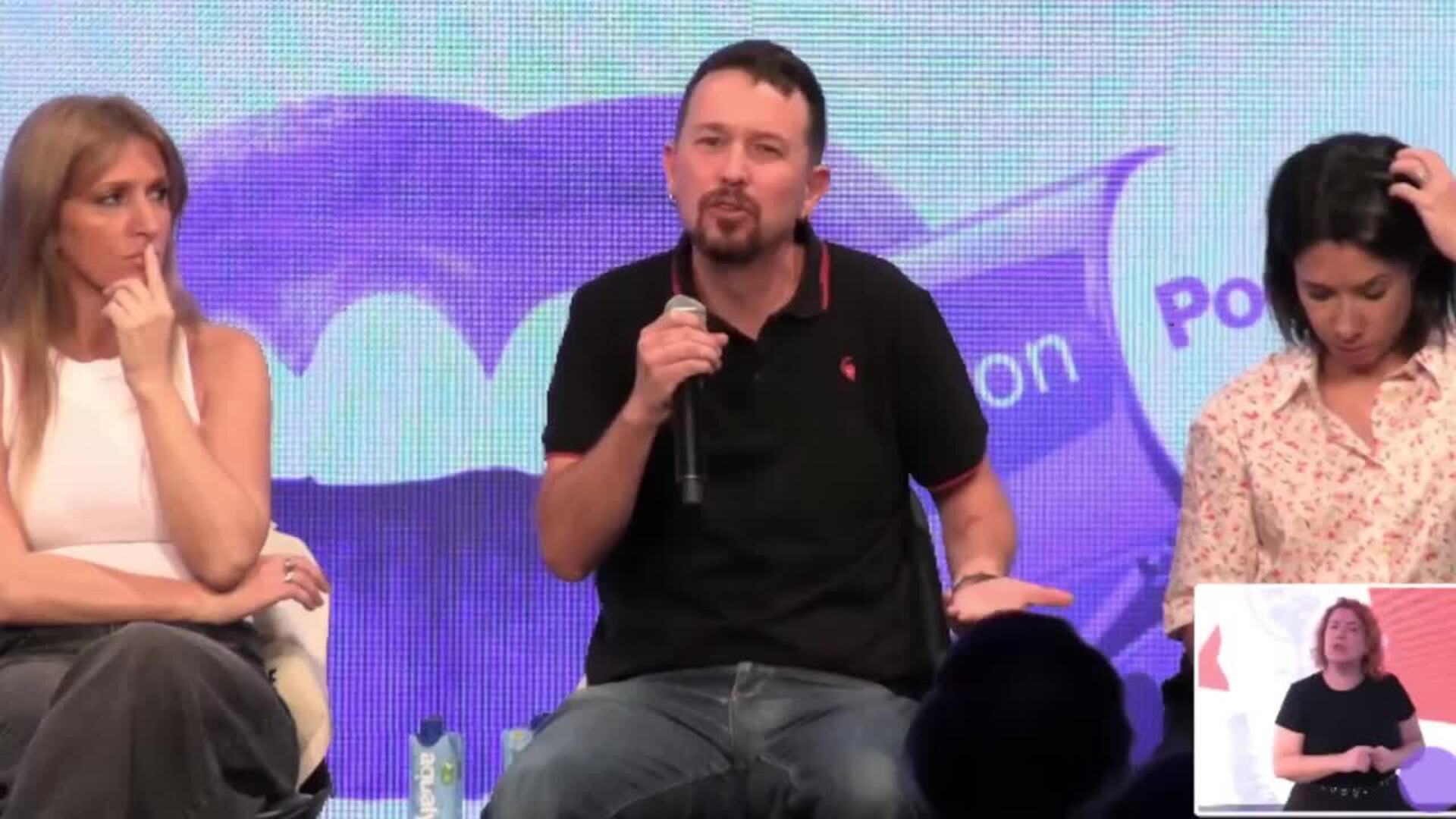 Iglesias avisa al PSOE que debe tener "agallas" para "reventar a la derecha" y sus activos