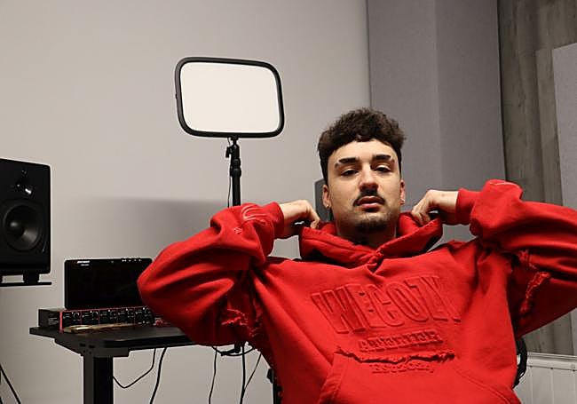 Lil Mess stüdyosunda.