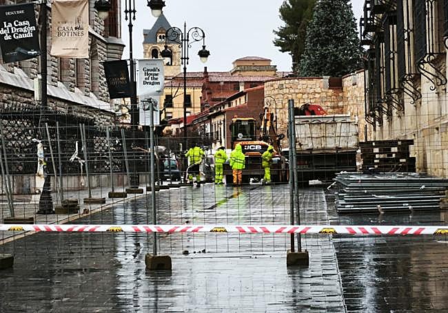 Comienzan las obras.