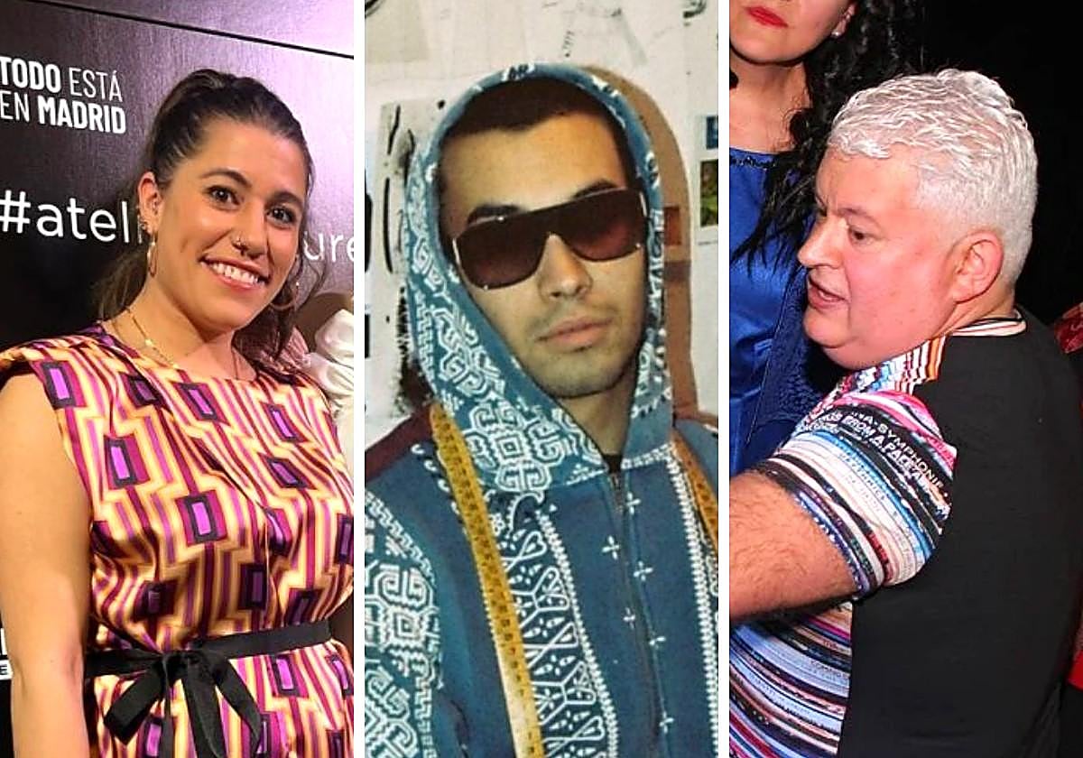 Sara Santiago, Erik Bruccia y Santiago García.