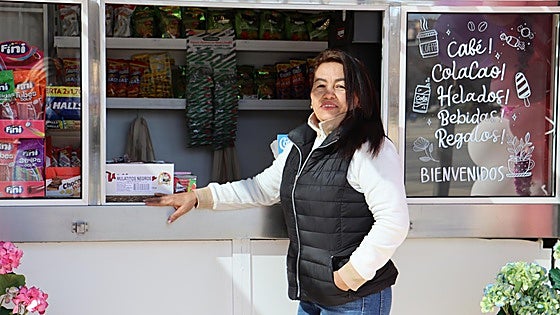El 'Rinconcito de María' pone a latir al quiosco de San Marcos: «Lo primero que vendí fue un café»