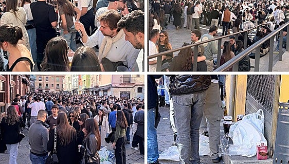 La previa de Genarín marca la jornada en León mientras el botellón desafía los avisos policiales