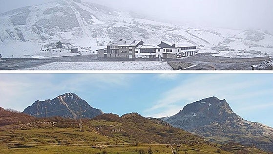 El frío y la nieve viven en León: -10 grados en Babia y -4 en el corazón de Picos de Europa en pleno abril
