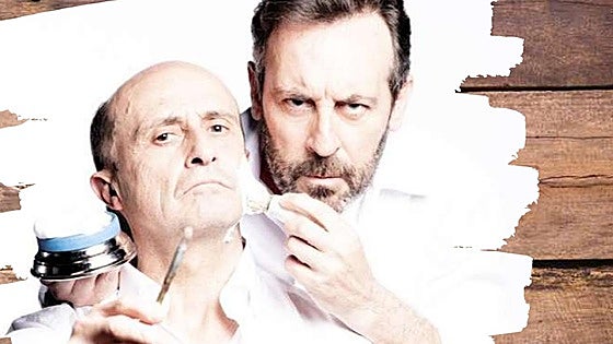 Pepe Viyuela y Antonio Molero llegan a León para poner en escena 'El barbero de Picasso'