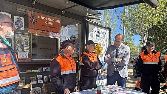 El Punto de Información del Camino de Santiago de Puente Castro abrirá hasta finales de octubre