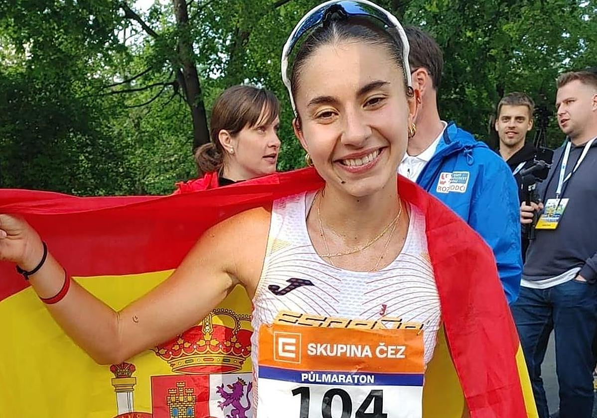 Imagen de la marchadora afincada en León.