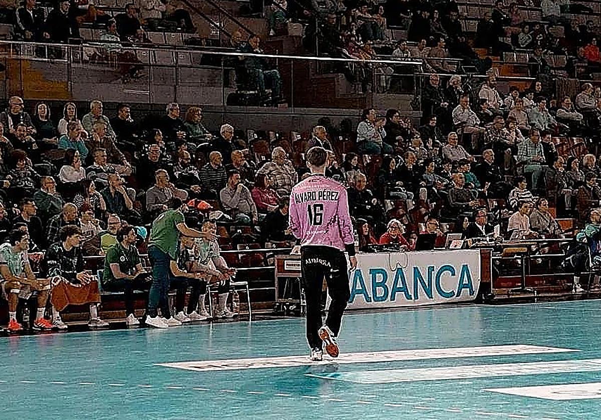 Álvaro Pérez, en un partido en el Palacio.