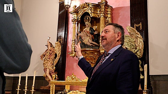 Roberto Canuria será el nuevo abad de la Cofradía de Angustias y Soledad