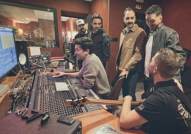 Grabación del nuevo disco.