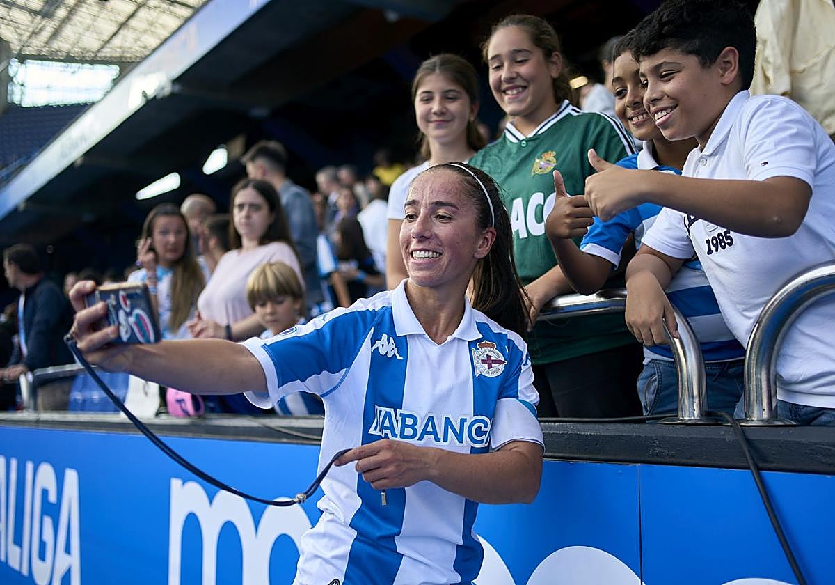 Cris Martínez, jugadora del Deportivo.