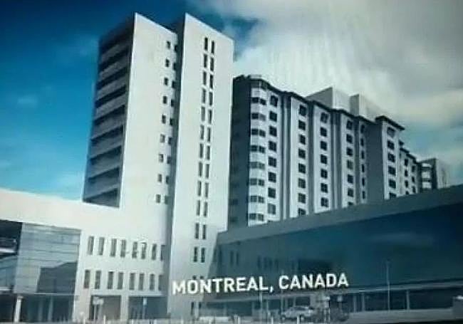 La fachada del Caule en una serie americana.