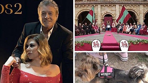 Francisco y Tamara en concierto, fiesta de perros y recreación de las Cortes de 1188