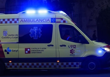 Un motorista herido tras chocar contra un vehículo en Navatejera