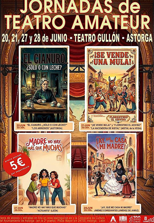 Cartel de las jornadas de teatro amateur
