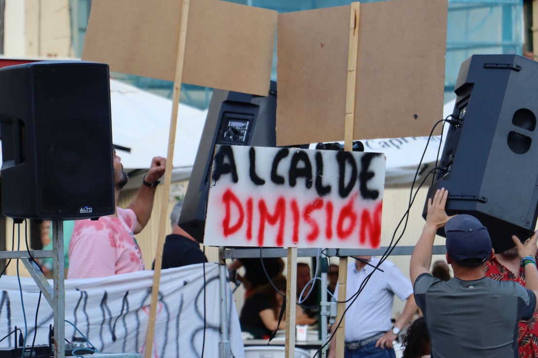 Las imágenes de la manifestación por la planta de biomasa en León