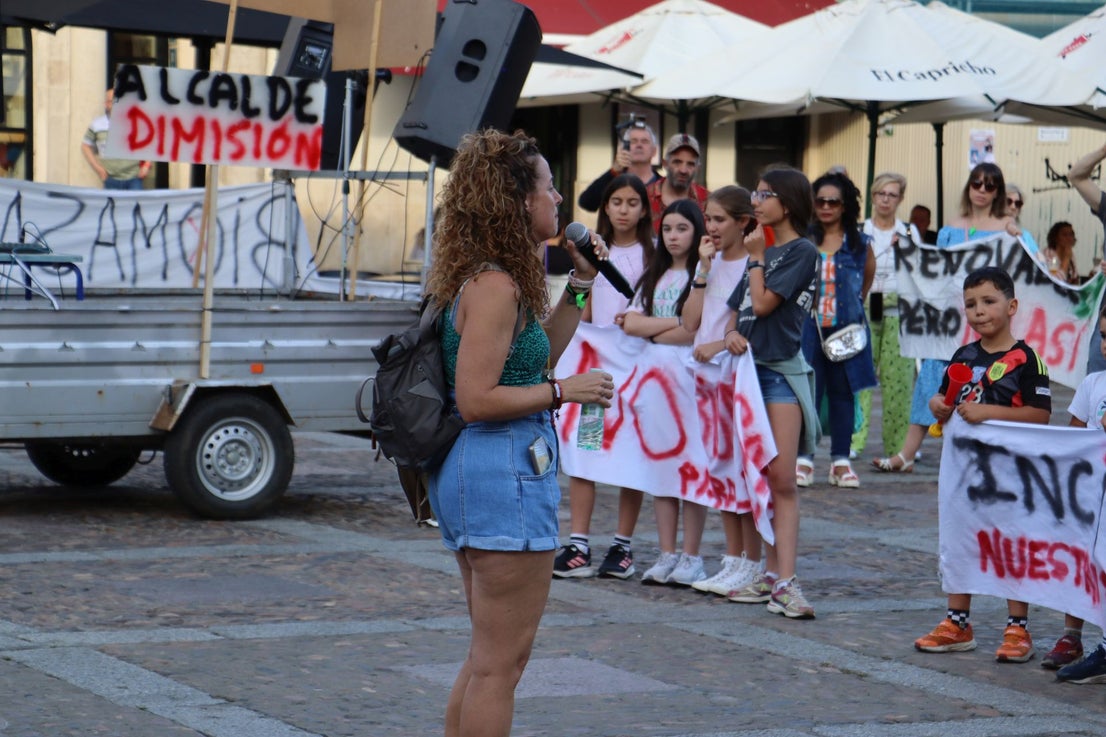Las imágenes de la manifestación por la planta de biomasa en León