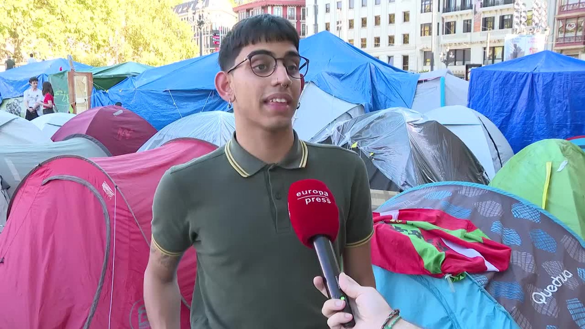 Anuncian el fin de la acampada por la vivienda en Bilbao para este fin de semana