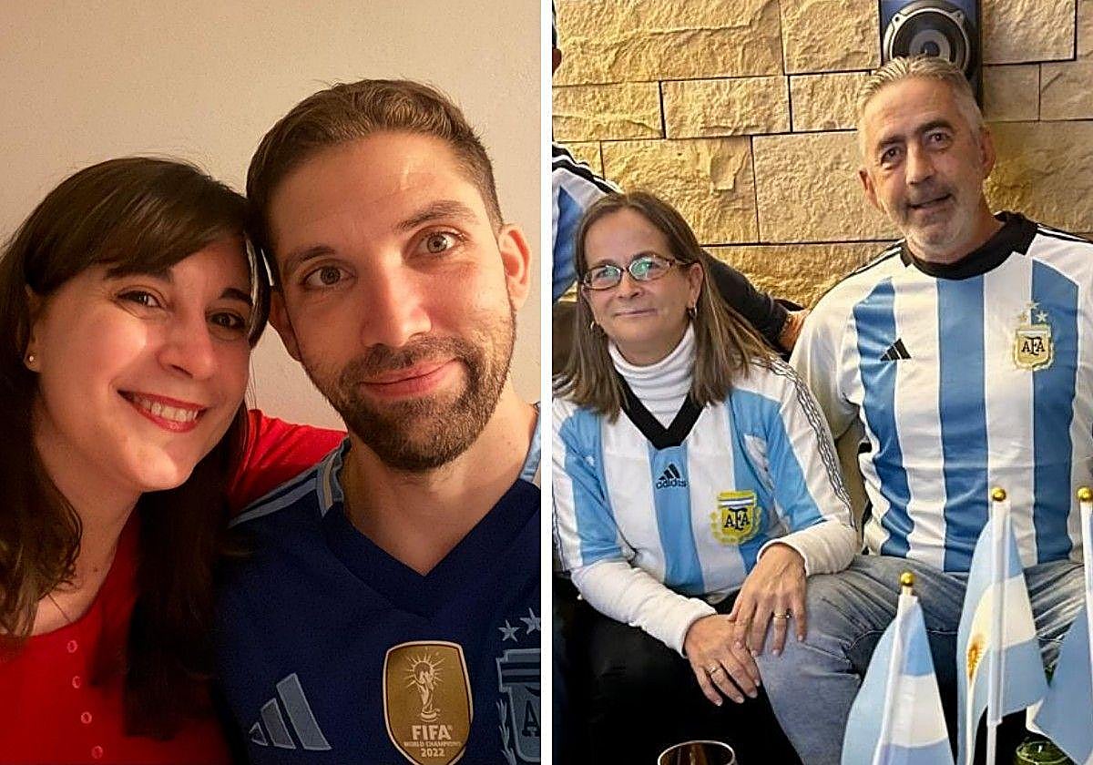 Así viven dos argentinos casados con leonesas la final del Mundial: "Para nosotros el fútbol es una religión" | leonoticias.com