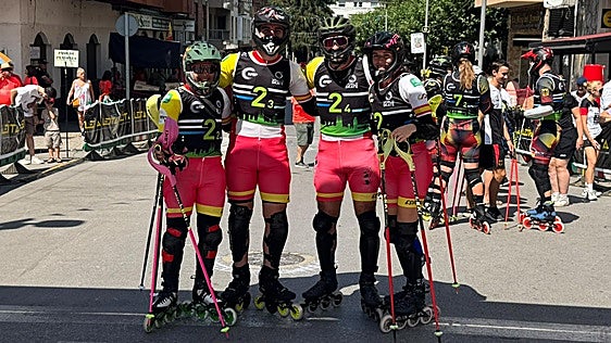 Dos leoneses, bronce en la modalidad de slalom por equipos nacionales en el europeo