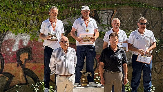Javier López y Benigno López, campeones de España de bolo leonés