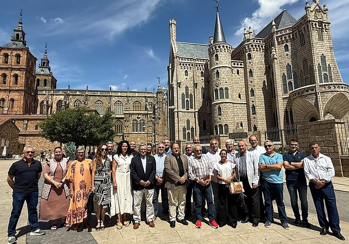 Encuentro de alcaldes dentro del Foro celebrado en Astorga.