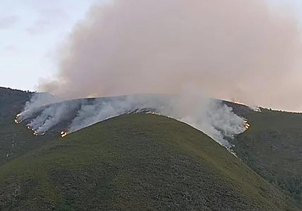 Incendio en Guimara.