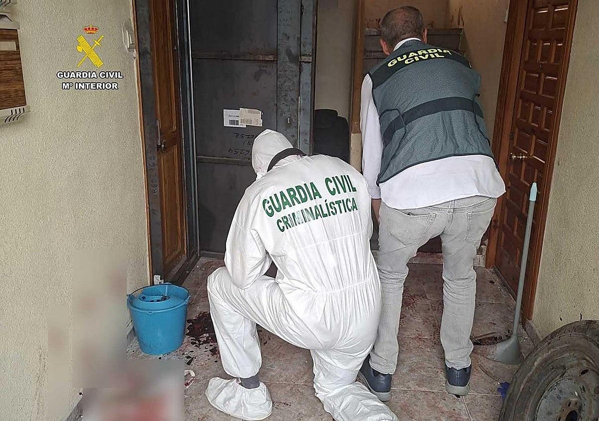 Intervención de la Guardia Civil.