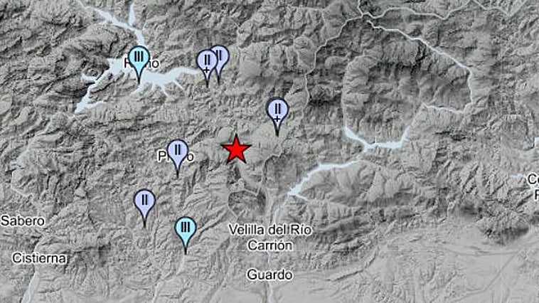 Dos terremotos en Prioro y Boca de Huérgano hacen temblar el norte de la provincia de León