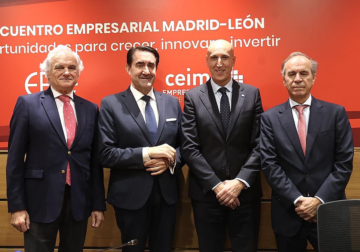 El alcalde de León y el consejero de Industria en Madrid.