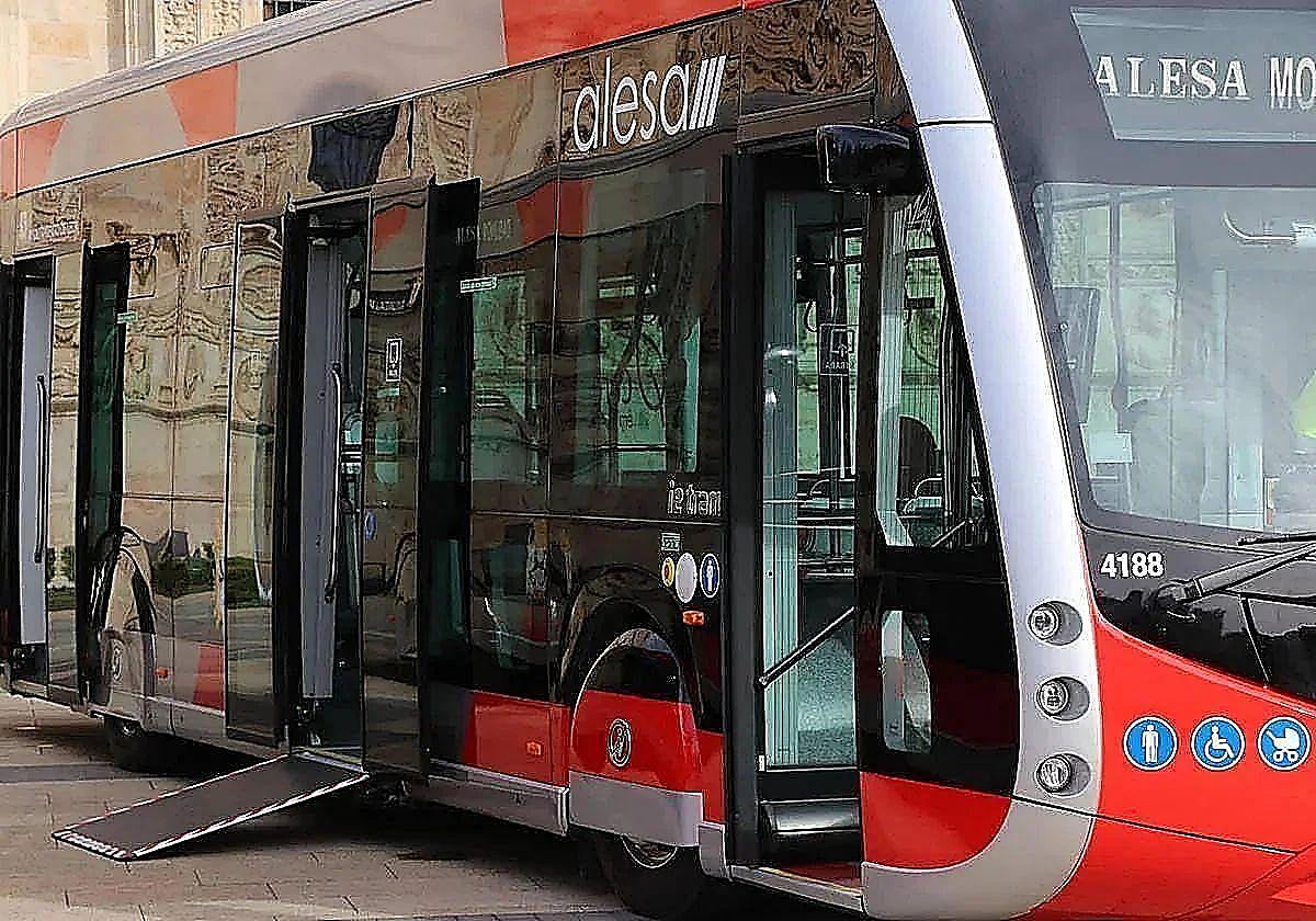 Autobús urbano de León.