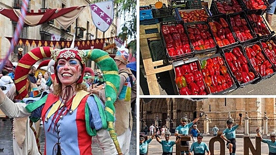 Primer fin de semana de fiestas en la capital, Feria del Pimiento Morrón y campeonato de BTT